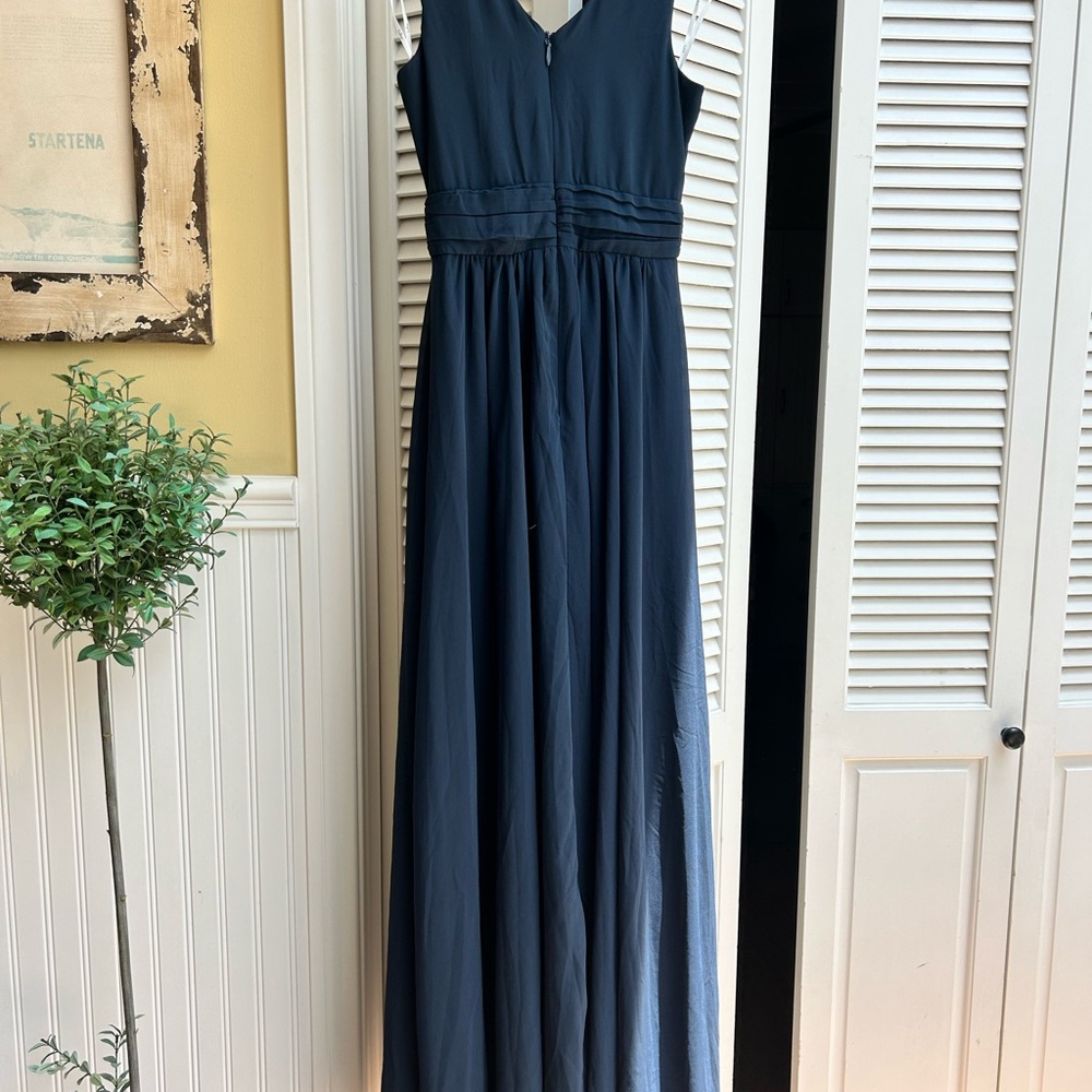 Lulus Thoughts of Hue Navy Blue Maxi Dress XS NWT Bridesmaid Formal Wedding - Picture 5 of 10